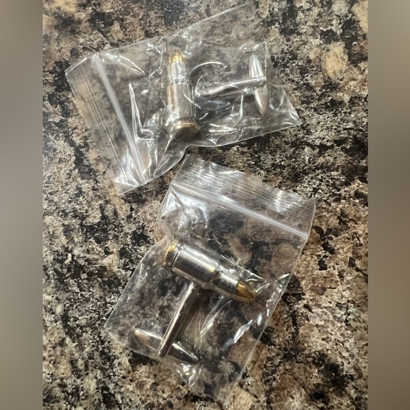 $7 BULLET CUFFLINKS. NEW. $7 IF BUNDLED - Picture 6 of 7